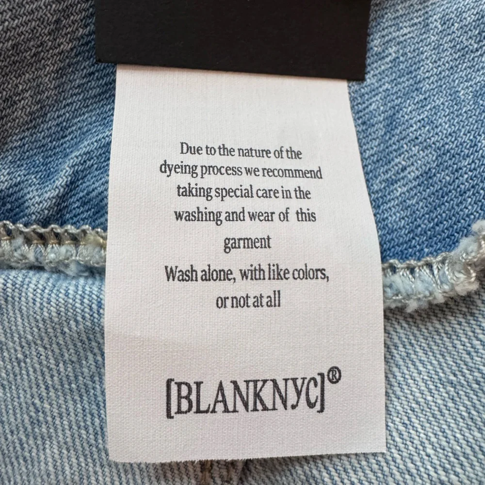 BLANK NYC Steal The Show Tapered Denim Jeans Size 29 NWT - Picture 10 of 11